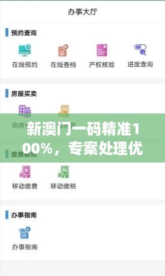 新澳门一码精准100%,专案处理优先版AZQ201.08