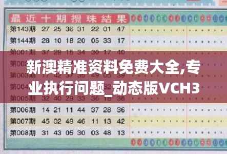 新澳精准资料免费大全,专业执行问题_动态版VCH349.22