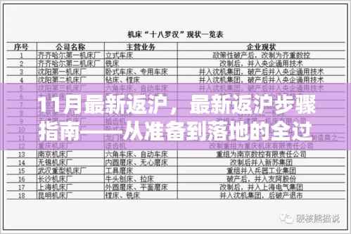 最新返沪步骤指南,从准备到落地的全程详解