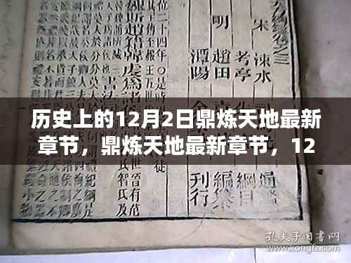 鼎炼天地最新章节及温馨日常在12月2日