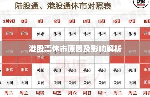 港股票休市原因及影响解析